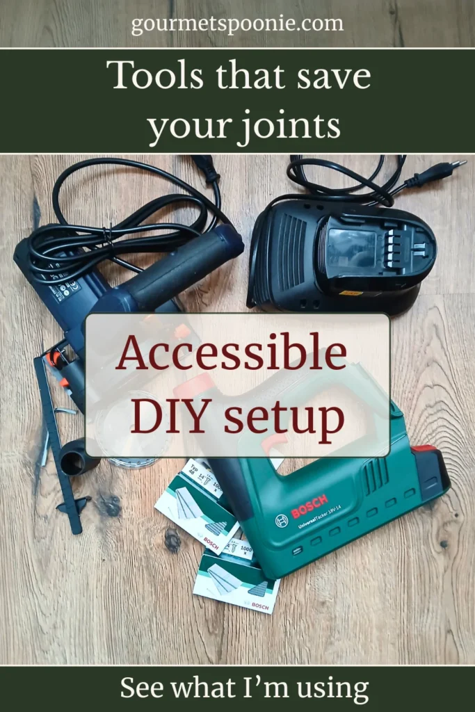 Power tools for accessible DIY setup