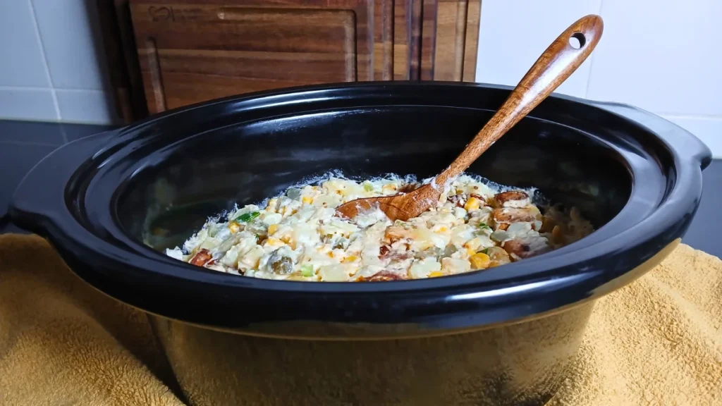 Large bowl of Easy Vegan Potato Salad