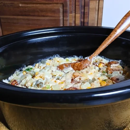 Large bowl of Easy Vegan Potato Salad
