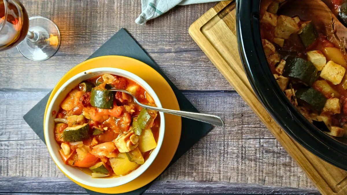 Aubergine Slow Cooker Ratatouille